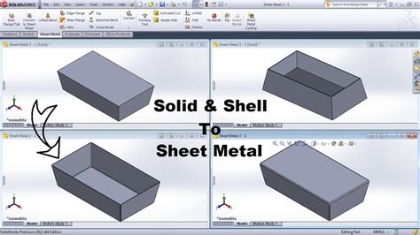 convert solid to sheet metal